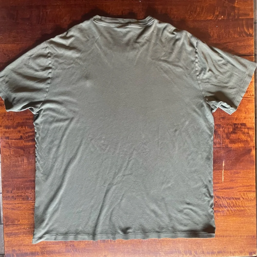 Ralph Lauren Men’s Olive Green Jersey Crewneck T-Shirt Size 2x Tall Big and Tall - Picture 5 of 5